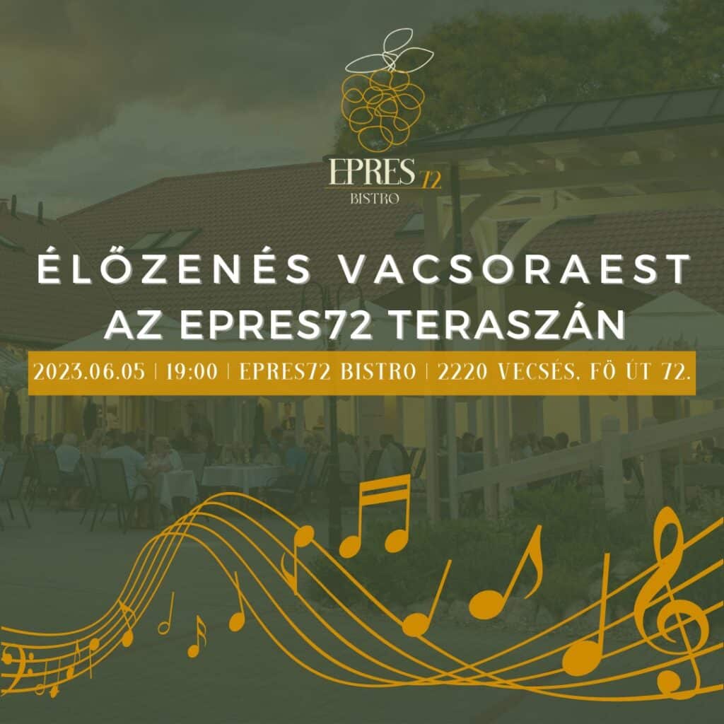 Élőzenés vacsoraest
