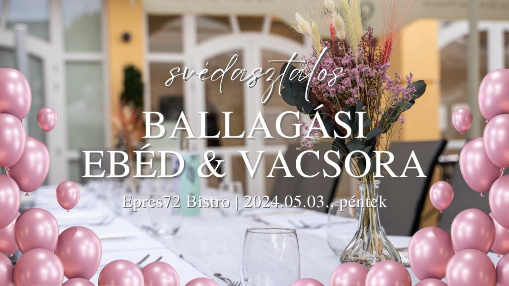 ballagási ebéd vacsora