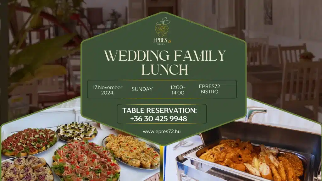 Wedding family lunch